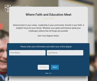 CCuonlinedegree.com(Colorado Christian University) Screenshot