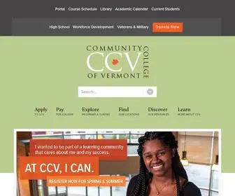 CCV.edu(Community College of Vermont) Screenshot