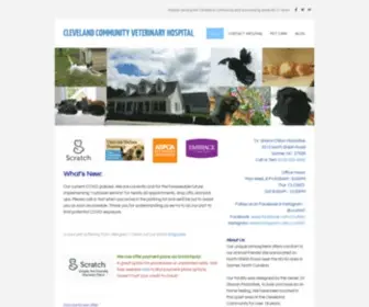 CCVH.us(Cleveland Community Veterinary Hospital) Screenshot