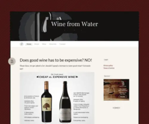 CCW-Wine.com(Wine from Water) Screenshot