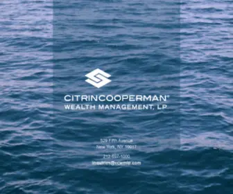 CCWMLP.com(Citrin Cooperman Wealth Management) Screenshot