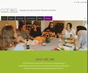 CCwomenandgirls.org(Leading and uniting the community for women and girls) Screenshot