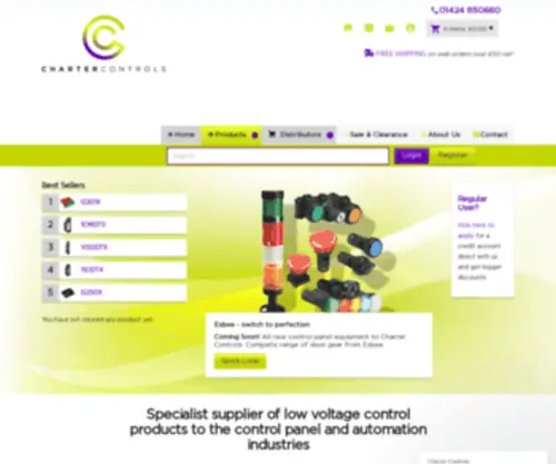 CCWWW.com(Charter Controls) Screenshot