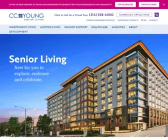 CCyoung.org(Senior Living Retirement Community in Dallas TX) Screenshot