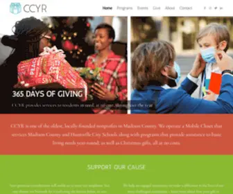 CCYR.org(365 Days of Giving) Screenshot