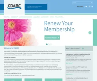 CDABC.org(Certified Dental Assistants of British Columbia) Screenshot