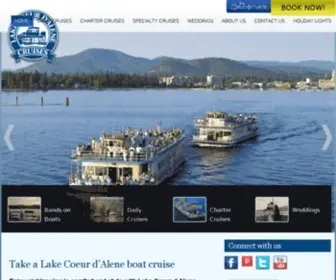 CDacruises.com(Coeur d'Alene Cruises) Screenshot