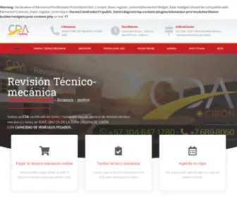 CDagiron.com(Revisión técnico mecánica) Screenshot