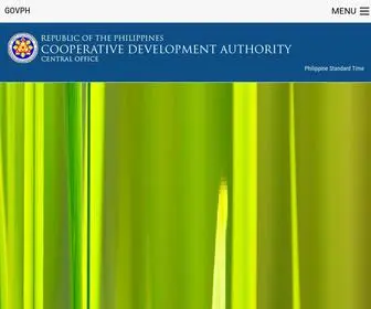 CDa.gov.ph(Cooperative Development Authority) Screenshot