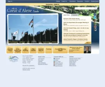 CDaid.org(City of Coeur d'Alene) Screenshot