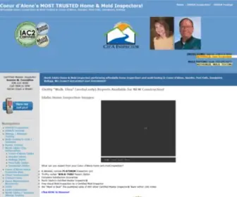 CDainspector.com(Coeur d'Alene's MOST TRUSTED Home & Mold Inspectors) Screenshot