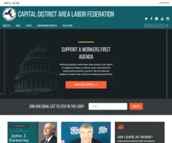 CDalf.org(Capital District Area Labor Federation) Screenshot