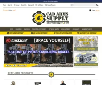 CDarmssupply.com(C&D Arms Supply) Screenshot