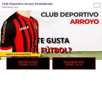 CDarroyo.com(Club Deportivo Arroyo Fuenlabrada) Screenshot