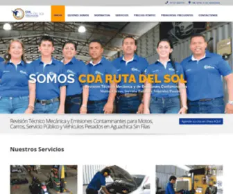 CDarutadelsol.com(Realiza tu Revisión Técnico Mecánica y de Emisiones Contaminantes a Tiempo) Screenshot