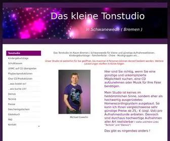 CDaufnahme.de(Das kleine Tonstudio) Screenshot