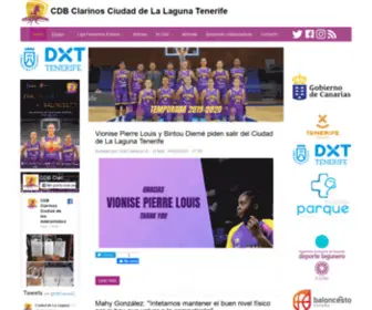 CDBclarinos.com(CDB Clarinos Ciudad de La Laguna Tenerife) Screenshot