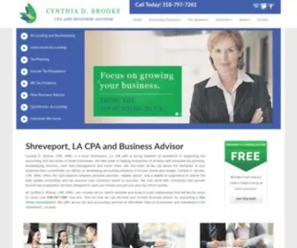 CDBcpa.com(Shreveport, LA CPA) Screenshot