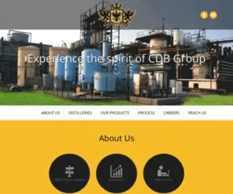 CDBgroup.in(Chandigarh Distillers & Bottlers Limited) Screenshot