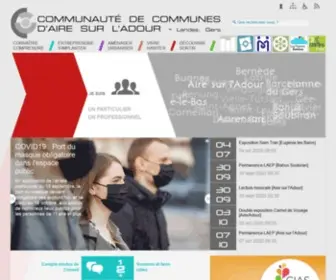 CDcaire.org(Communauté de communes) Screenshot