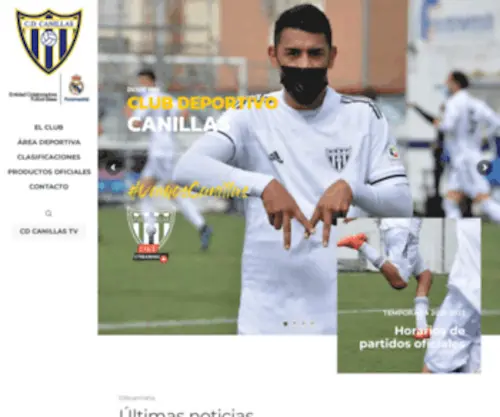 CDcanillas.com(Escuela de fútbol Base de Madrid) Screenshot