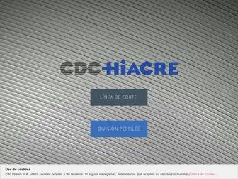 CDchiacre.com(CDC Hiacre S.A) Screenshot