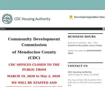 CDchousing.org(CDC Housing Authority) Screenshot