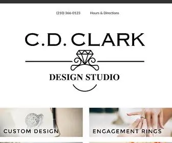 CDclarkdiamonds.com(CD Clark Diamonds & Design Studio) Screenshot