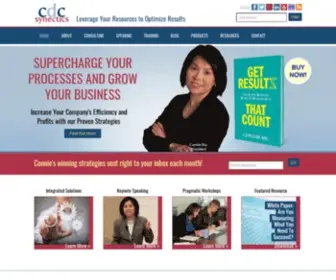 CDCSynectics.com(CDC Synectics on How to Leverage Resources) Screenshot