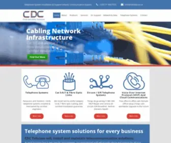 CDctelecom.com(Telephone System Installation & Support Experts IrelandCDC Telecom) Screenshot