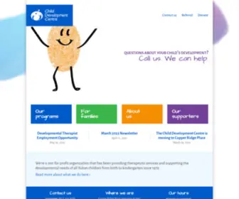 CDcyukon.ca(Yukon Child Development Centre) Screenshot