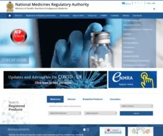 CDda.gov.lk(National Medicines Regulatory Authority (NMRA)) Screenshot