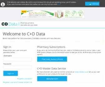 CDdata.co.uk(D Data) Screenshot