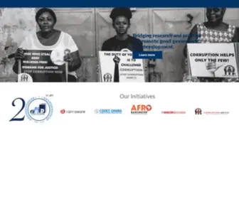 CDDGH.org(Ghana Center for Democratic Development) Screenshot