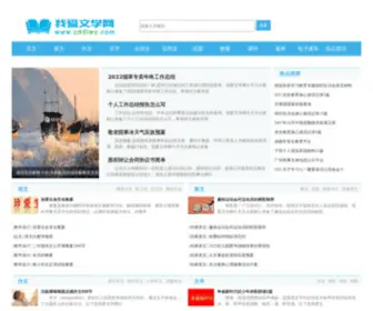 CDDLWY.com(我爱文学网) Screenshot