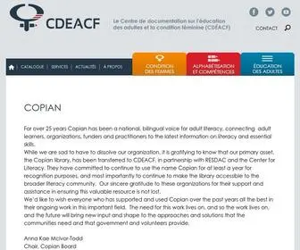 CDeacf.ca(CDÉACF) Screenshot