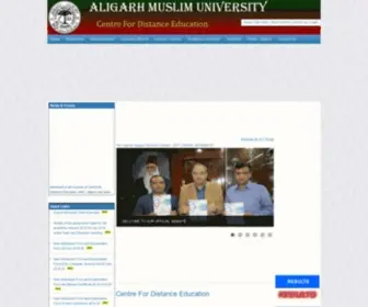 CDeamu.ac.in(Centre For Distance Education) Screenshot