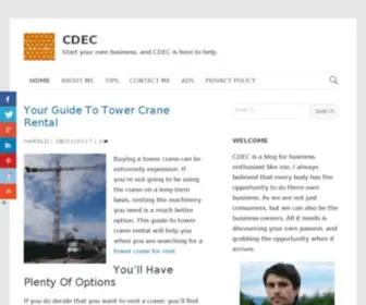 CDec-Centrenord.org(Start your own business) Screenshot