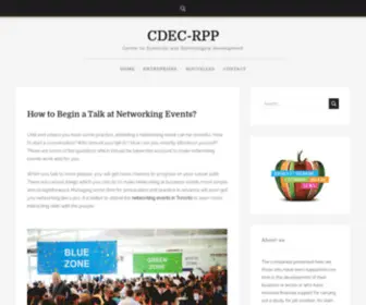 CDec-RPP.ca(Centre for Economic and Technological Development) Screenshot