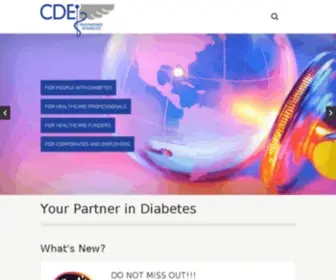 CDediabetes.co.za(Your Partner in Diabetes) Screenshot