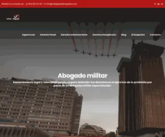 CDelgadoabogados.com(Abogado Militar) Screenshot