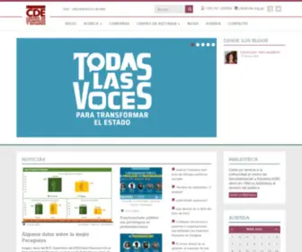 CDe.org.py(Centro de Documentaci) Screenshot