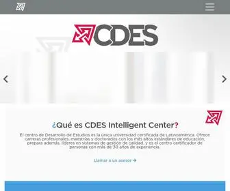 CDes.edu.mx(CDES Intelligence Center) Screenshot