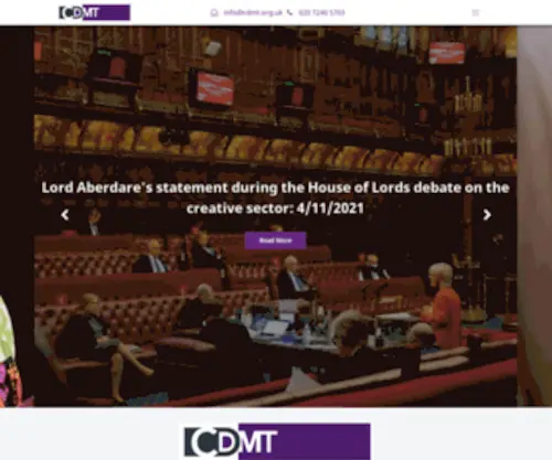 CDet.org.uk(Council for Dance) Screenshot