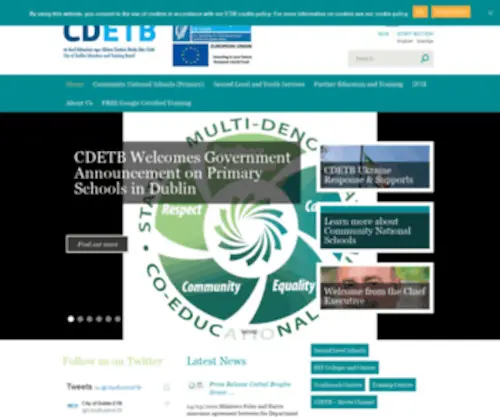 CDetb.ie(City of Dublin Education and Training Board) Screenshot