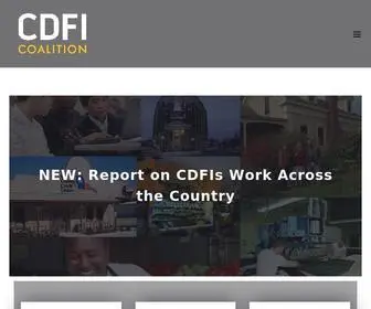 CDfi.org(The United Voice for CDFIs) Screenshot