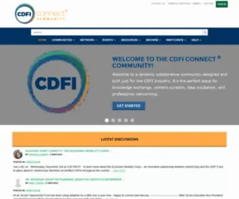 CDficonnect.org(CDFI Connect) Screenshot