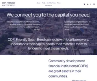 CDfifriendlysouthbend.org(CDFI Friendly South Bend) Screenshot