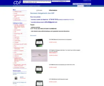 CDfinformatique.com(Accueil) Screenshot