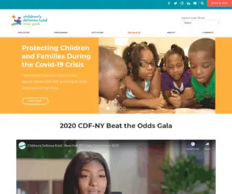 CDFNY.org(The Children’s Defense Fund) Screenshot